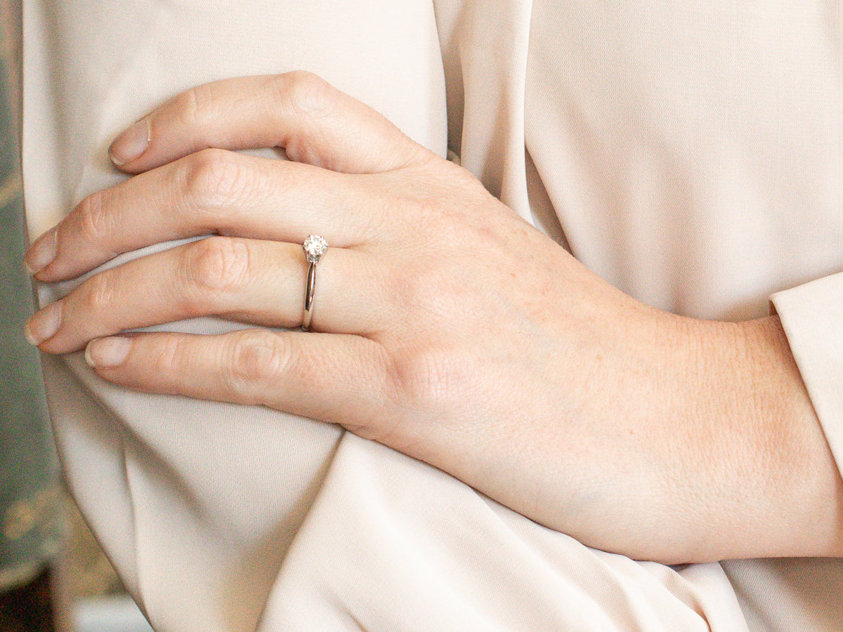 Platinum Diamond Solitaire Engagement Ring