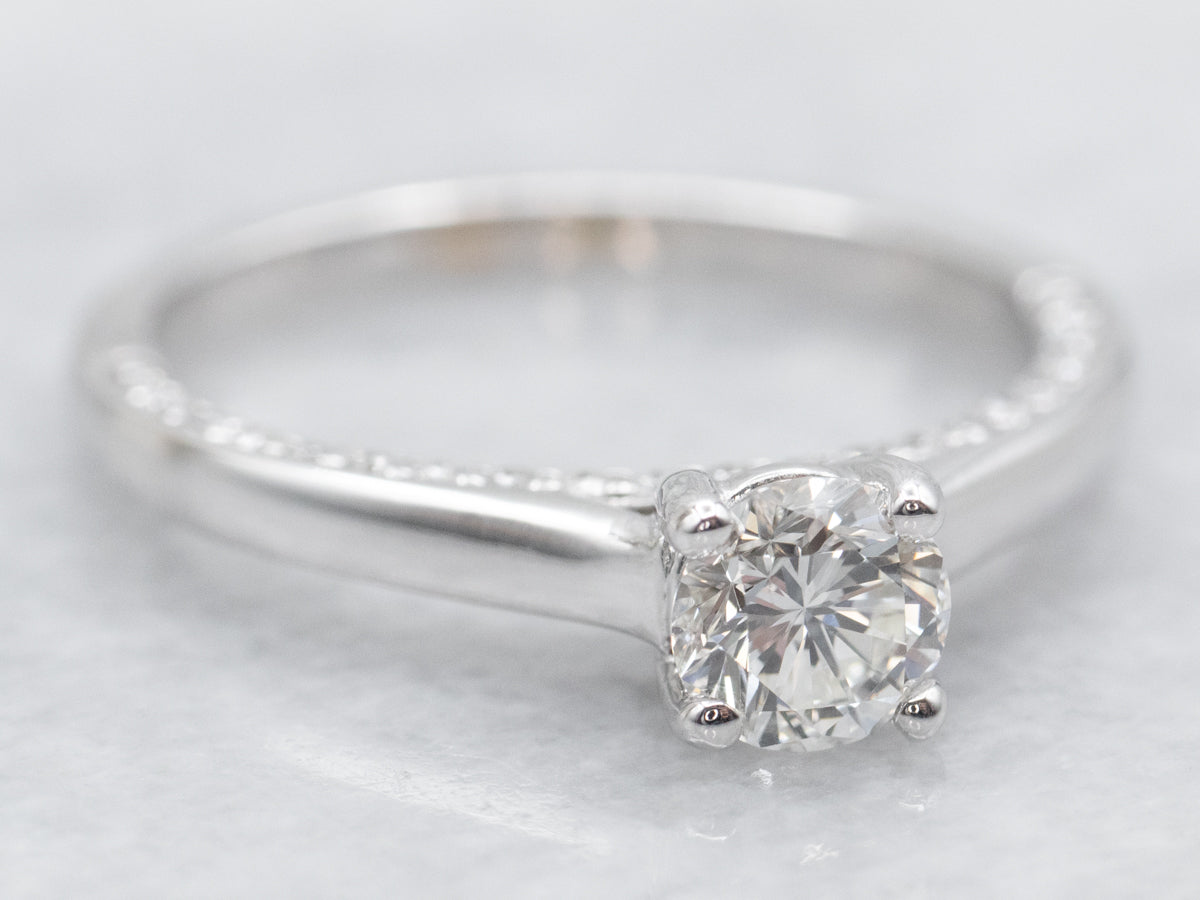 GIA Certified Diamond Engagement Ring