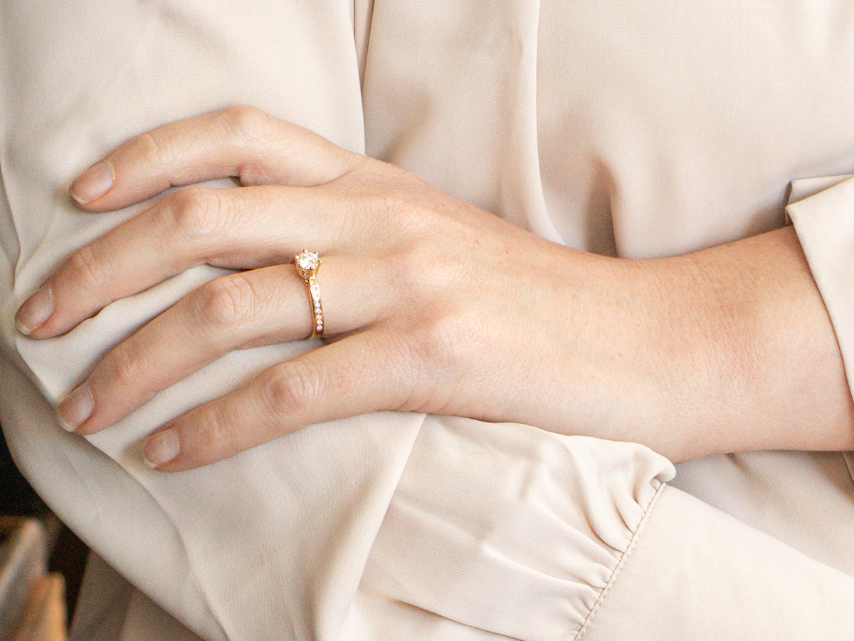 GIA Certified Diamond Engagement Ring