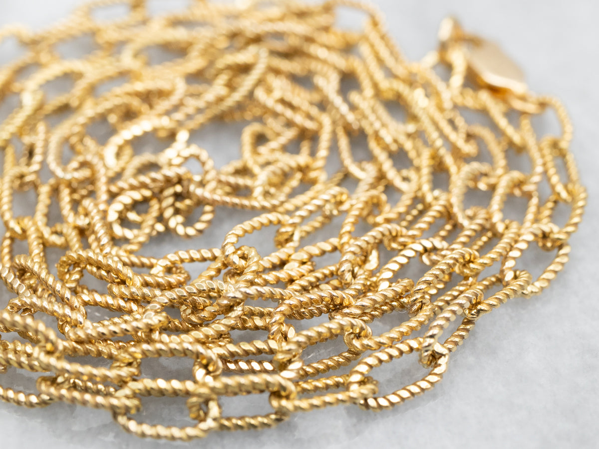 Long Nautical Link Chain