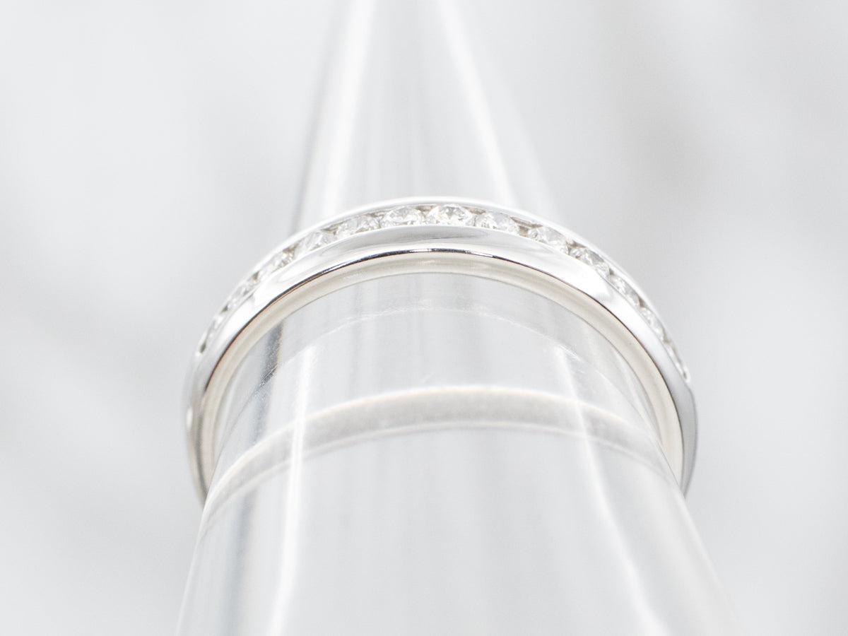 Channel Set Platinum Diamond Band