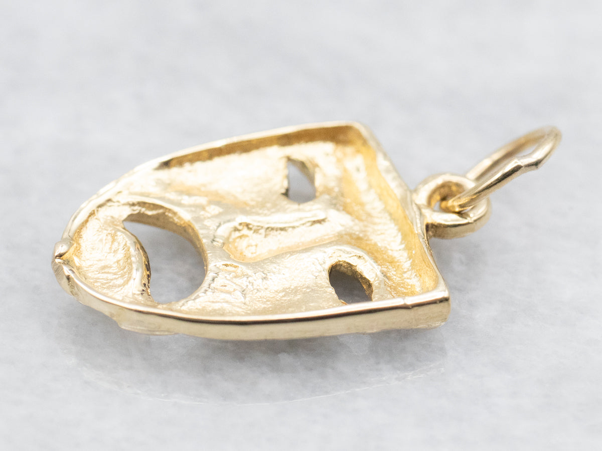Tragedy Theater Mask Charm