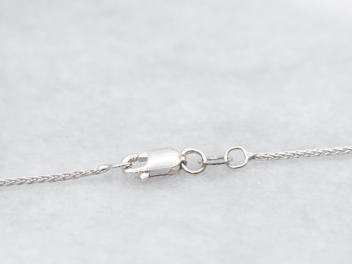 Diamond Encrusted Beaded Ball Necklace