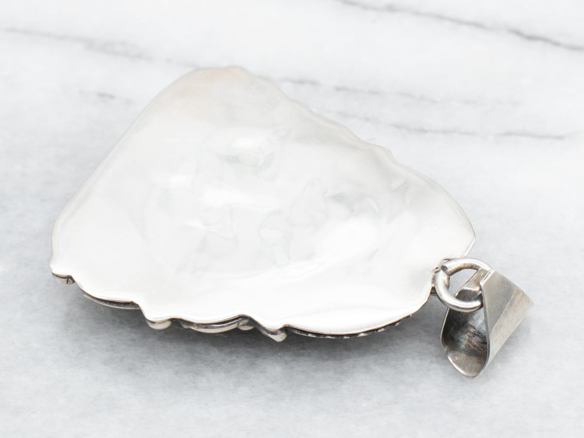 Sterling Silver Turquoise Pendant