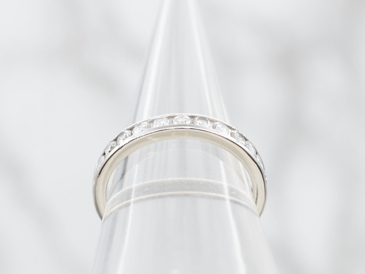 Channel Set Platinum Diamond Band
