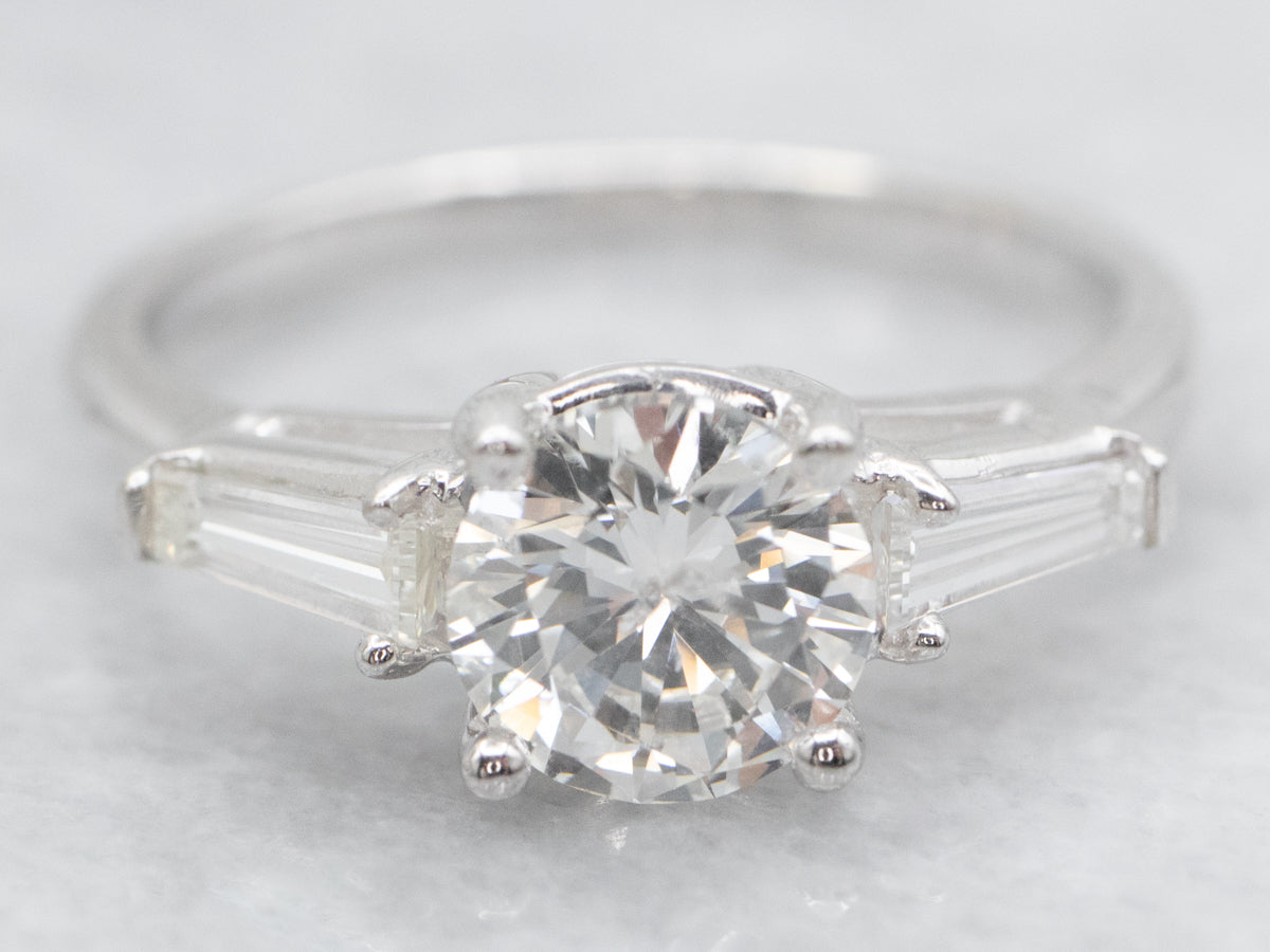 Modern Diamond Engagement Ring