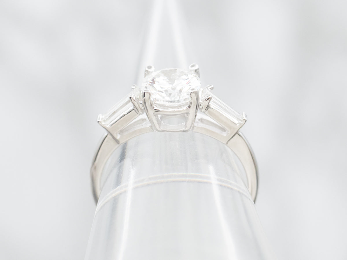 Modern Diamond Engagement Ring