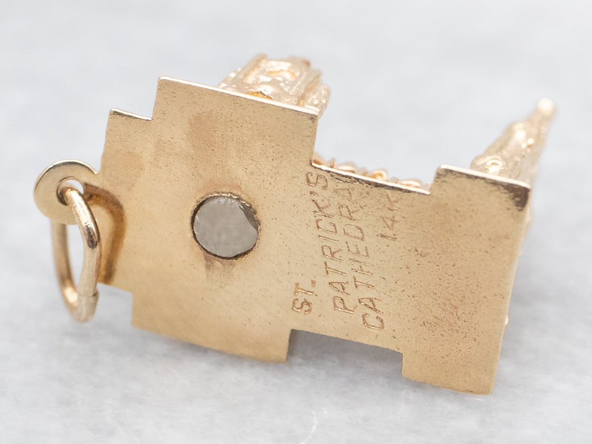 Saint Patrick's Cathedral Charm Pendant