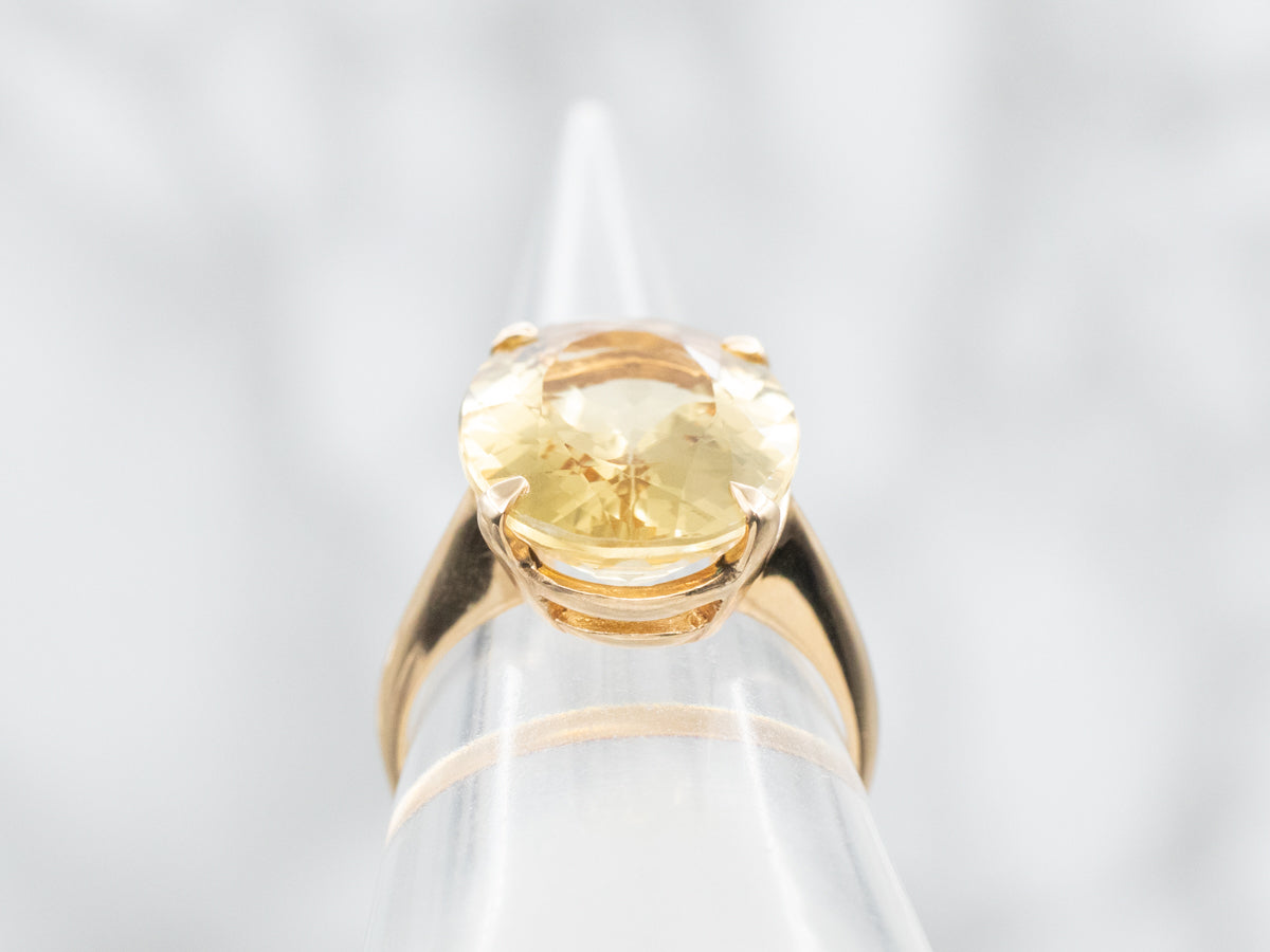 Sunshine Beryl Cocktail Ring