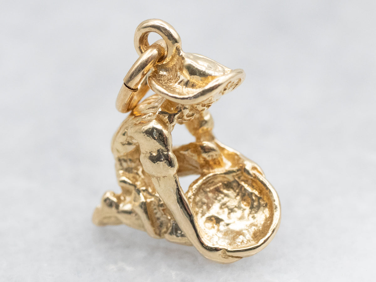 49'er Panning for Gold Charm