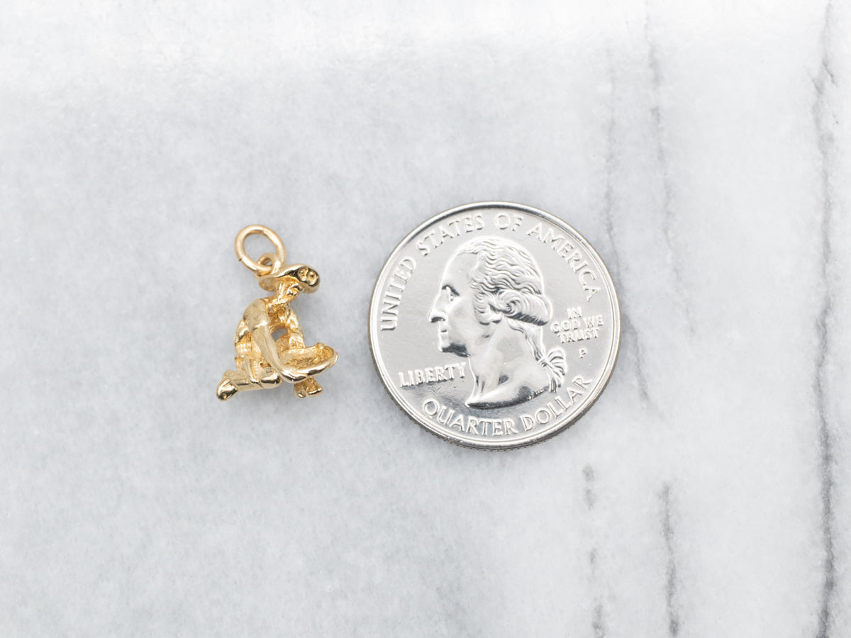 49'er Panning for Gold Charm