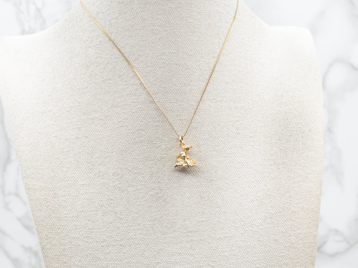 49'er Panning for Gold Charm