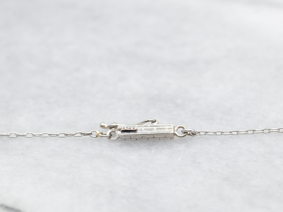 Vintage Ornate Diamond Necklace