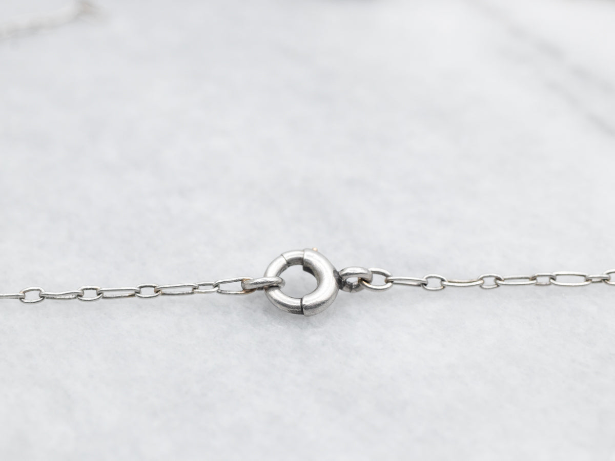 Edwardian Era Diamond and Platinum Lorgnette Eyeglasses