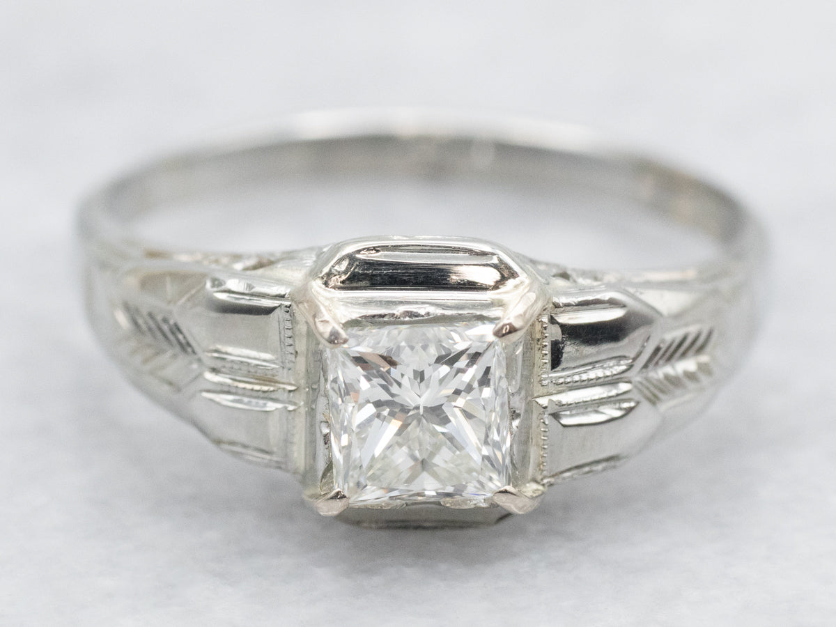 1930's Diamond Solitaire Engagement Ring