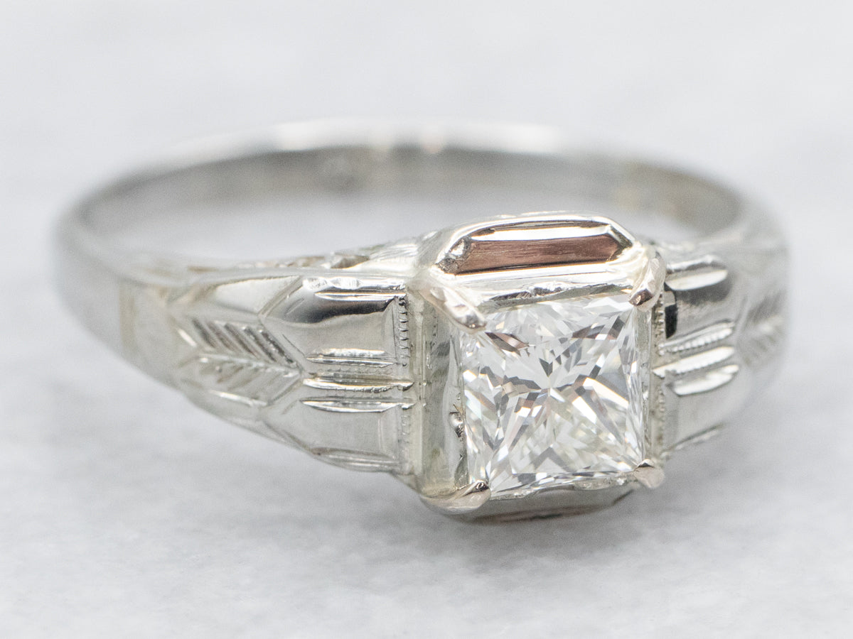 1930's Diamond Solitaire Engagement Ring