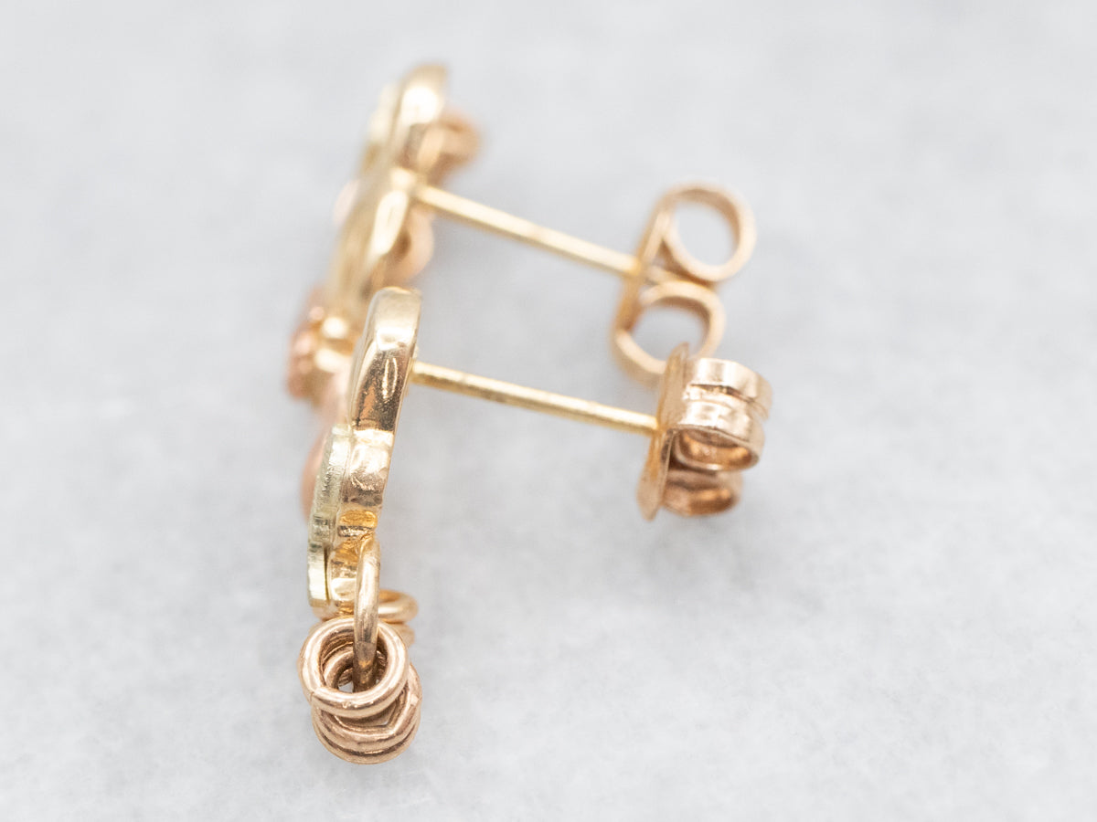 Sweethearts and Roses Stud Earrings