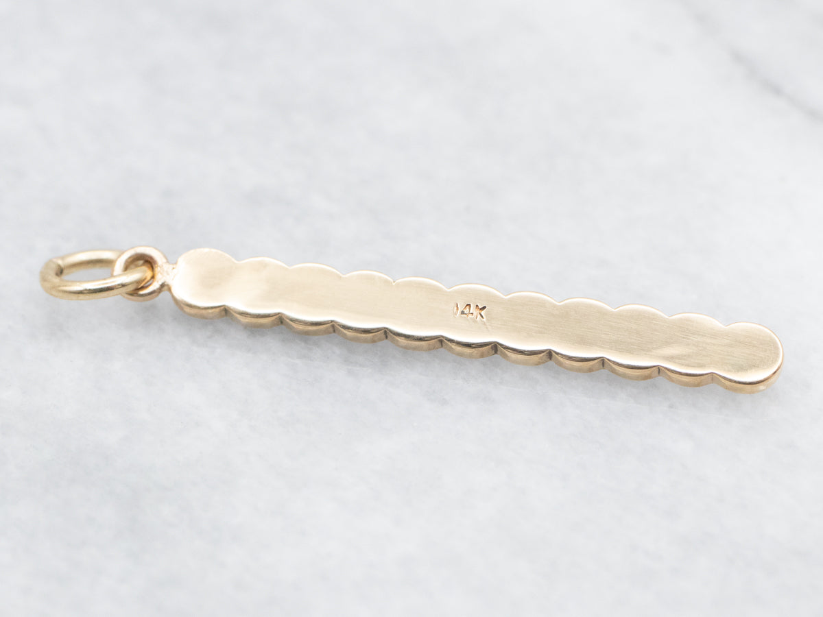 Antique Seed Pearl and Gold Conversion Pendant