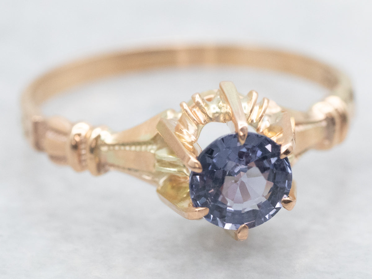 Victorian Spinel Solitaire Ring