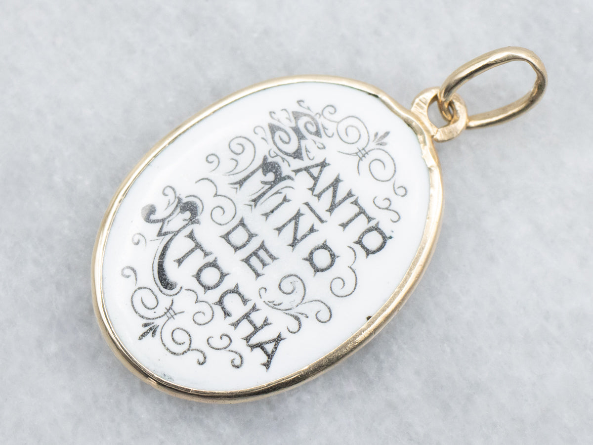 Vintage Santo Niño de Atocha Religious Medallion