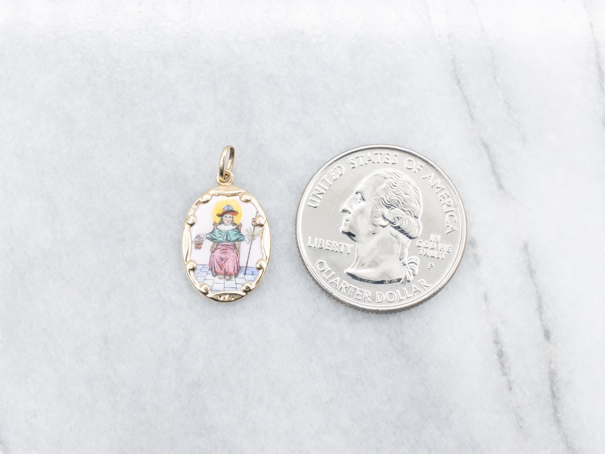 Vintage Santo Niño de Atocha Religious Medallion