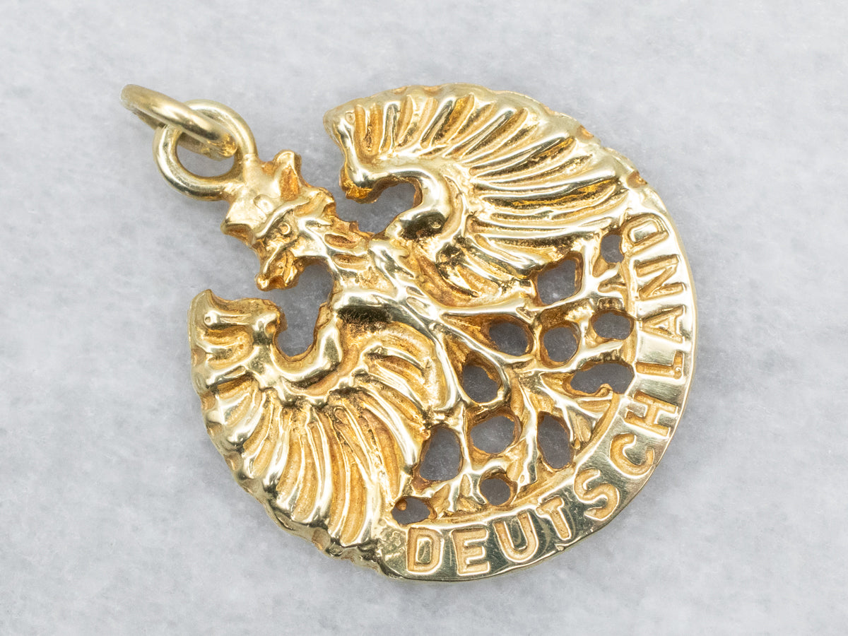 Yellow Gold "DEUTSCHLAND" Pendant