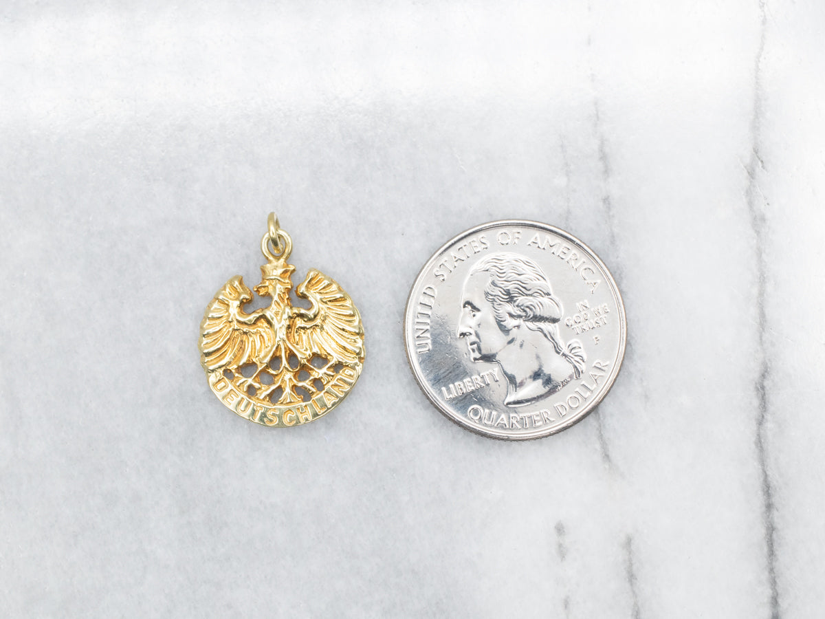 Yellow Gold "DEUTSCHLAND" Pendant