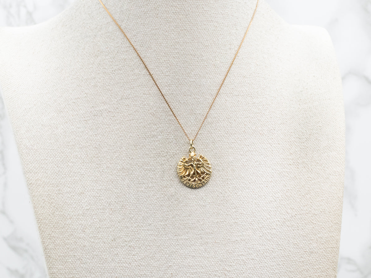 Yellow Gold "DEUTSCHLAND" Pendant