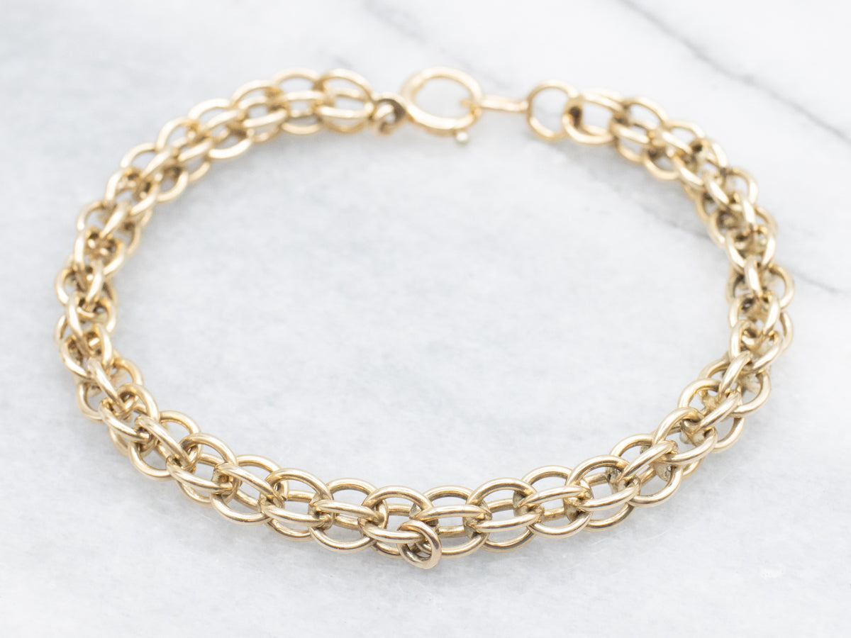 Openwork Ball Link Bracelet