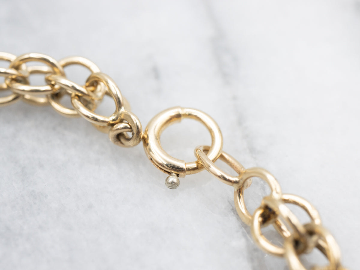 Openwork Ball Link Bracelet