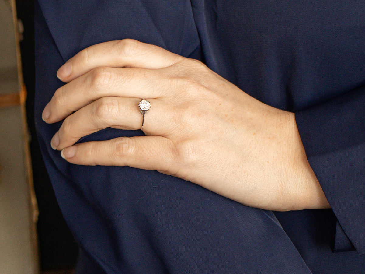 Round Brilliant Diamond Solitaire Engagement Ring