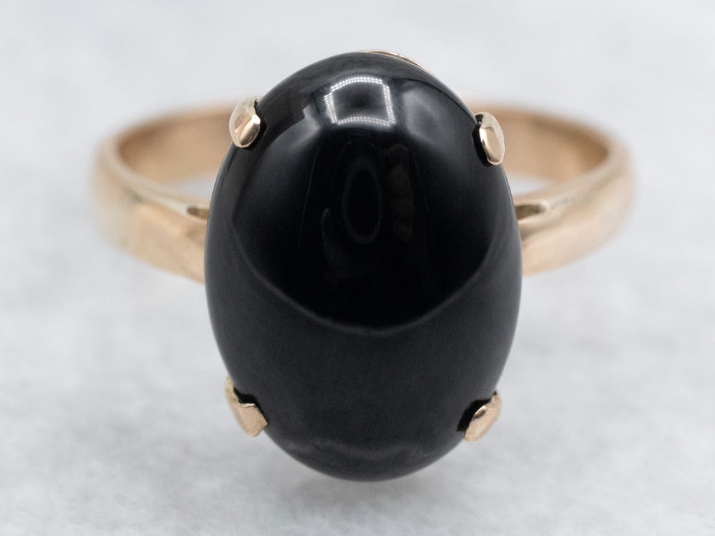 RARE !! ONYX NOIRE DE THAILANDE : 3,14 CARATS (1PC