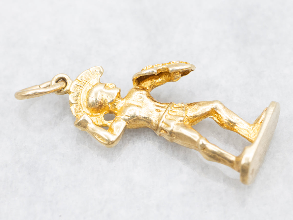Roman Gladiator Charm Pendant