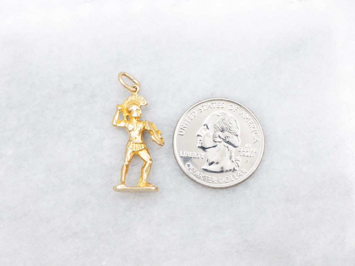 Roman Gladiator Charm Pendant