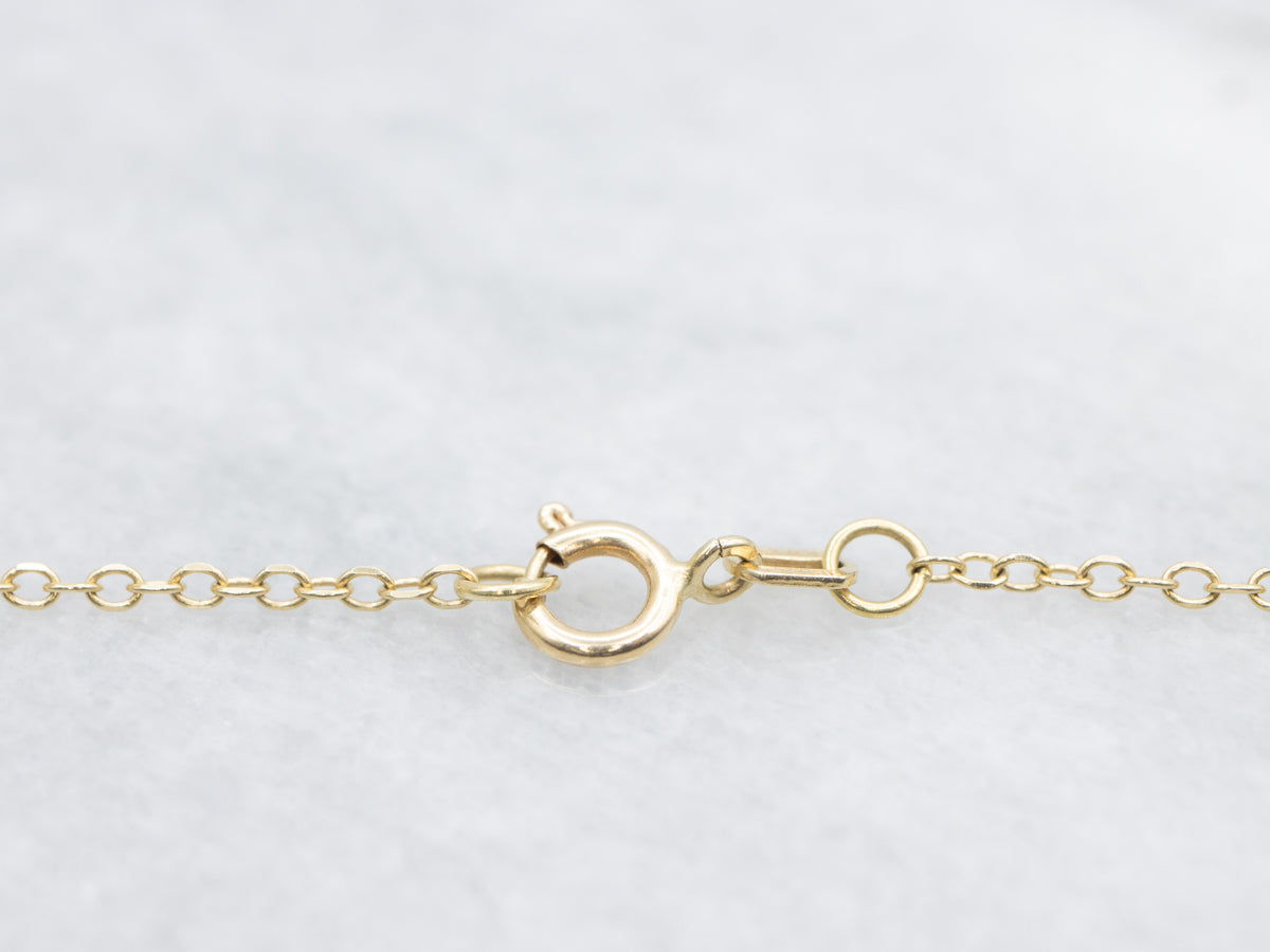 Blue Topaz and Peridot Necklace