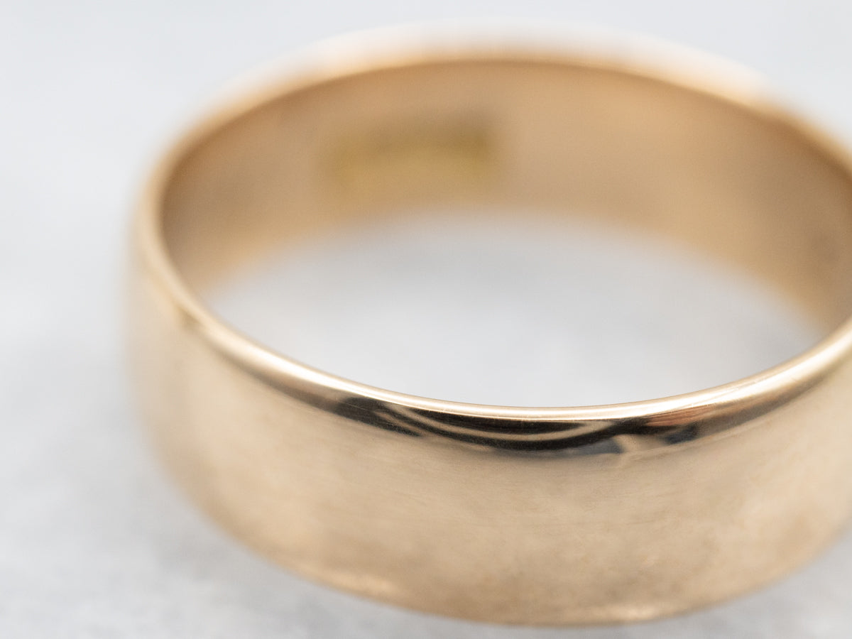 James and Ella Antique Rose Gold Nov 18, 1885 Wedding Band