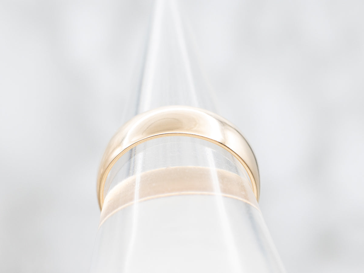 James and Ella Antique Rose Gold Nov 18, 1885 Wedding Band