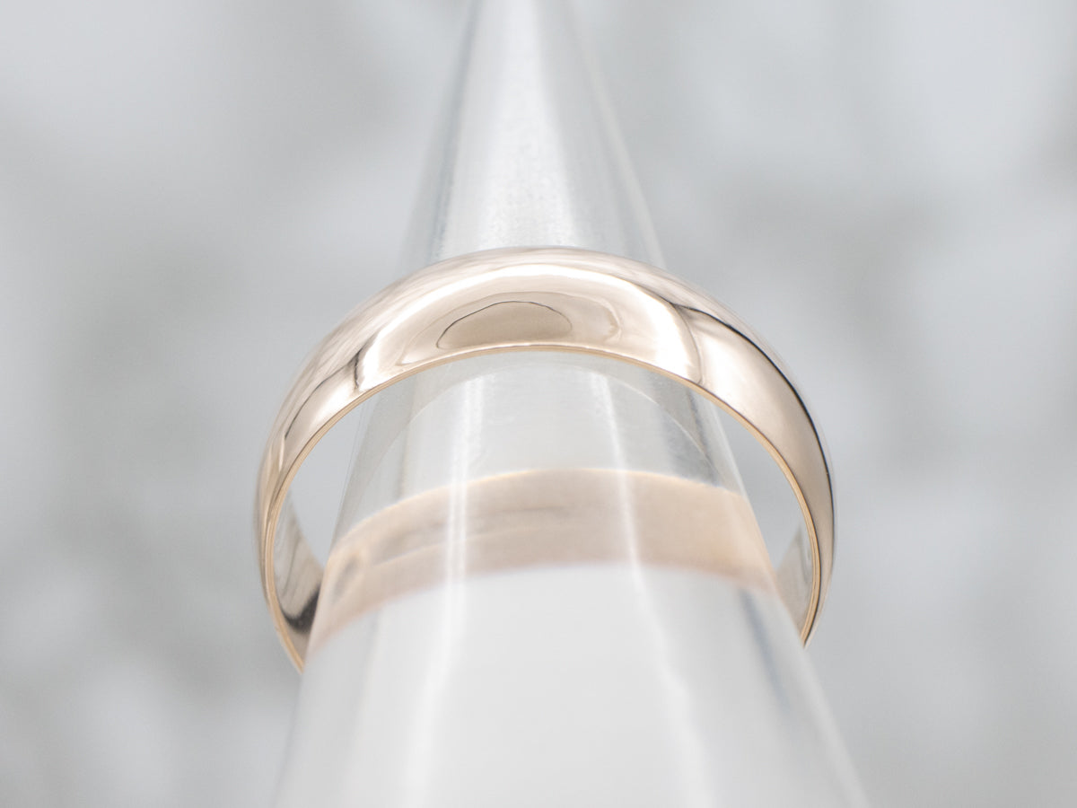 Antique Men's Hamilton Rose Gold Wedding Band