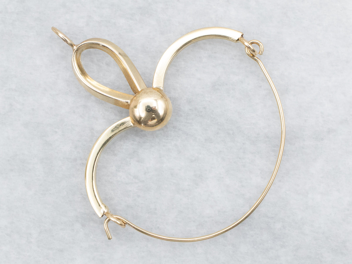 Yellow Gold Charm Holder