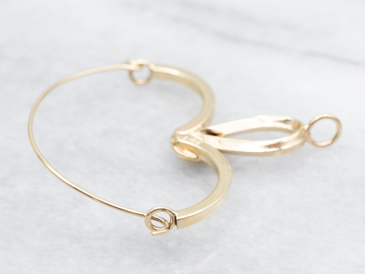 Yellow Gold Charm Holder