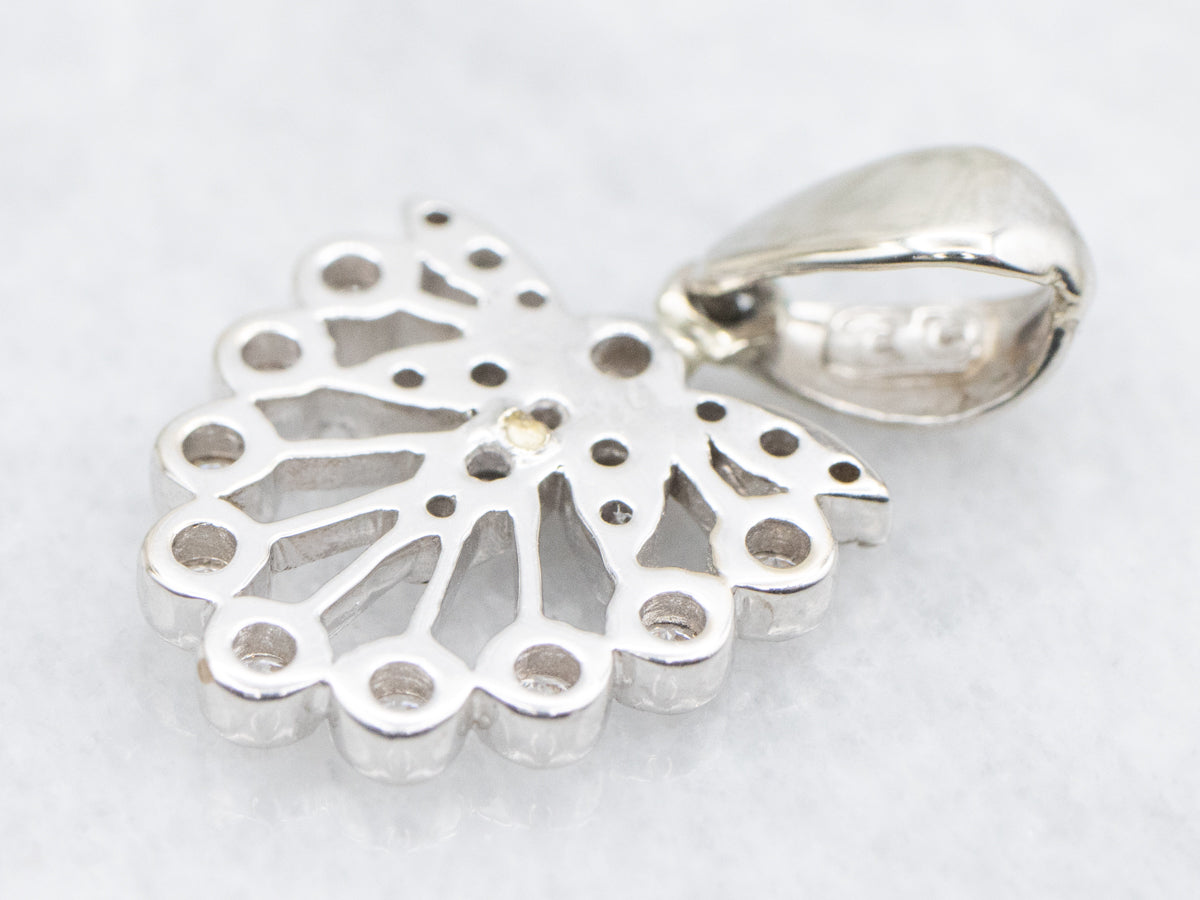 Vintage Sparkling Diamond Pendant