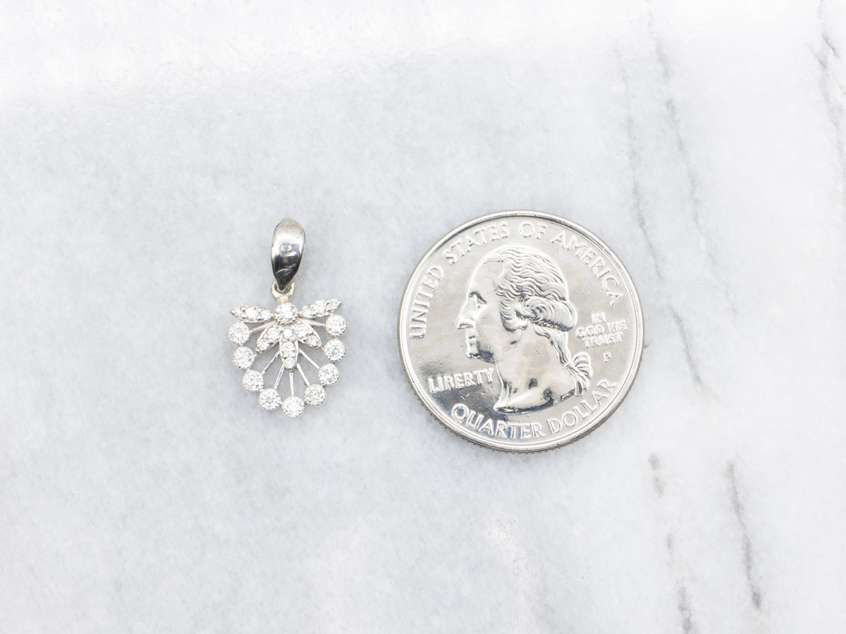 Vintage Sparkling Diamond Pendant