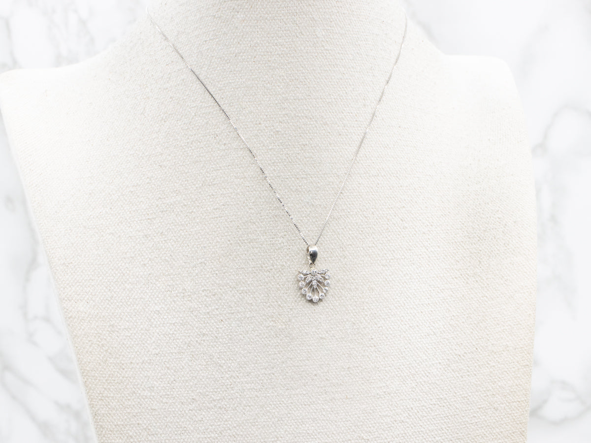 Vintage Sparkling Diamond Pendant