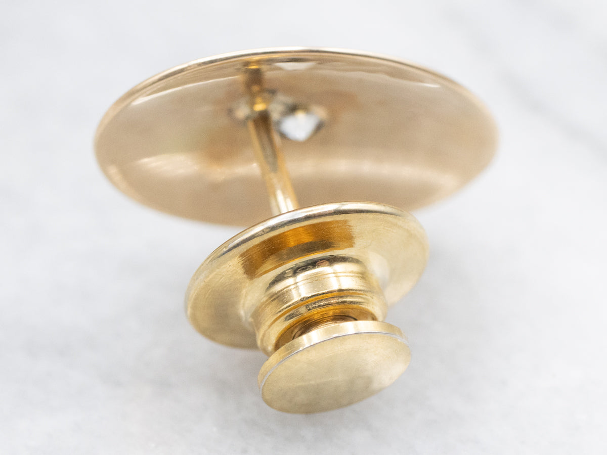 Vintage Old Mine Cut Diamond Tie Tack