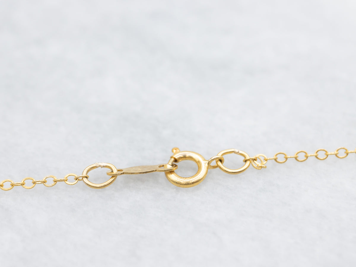 Art Nouveau Era Floral Seed Pearl Necklace