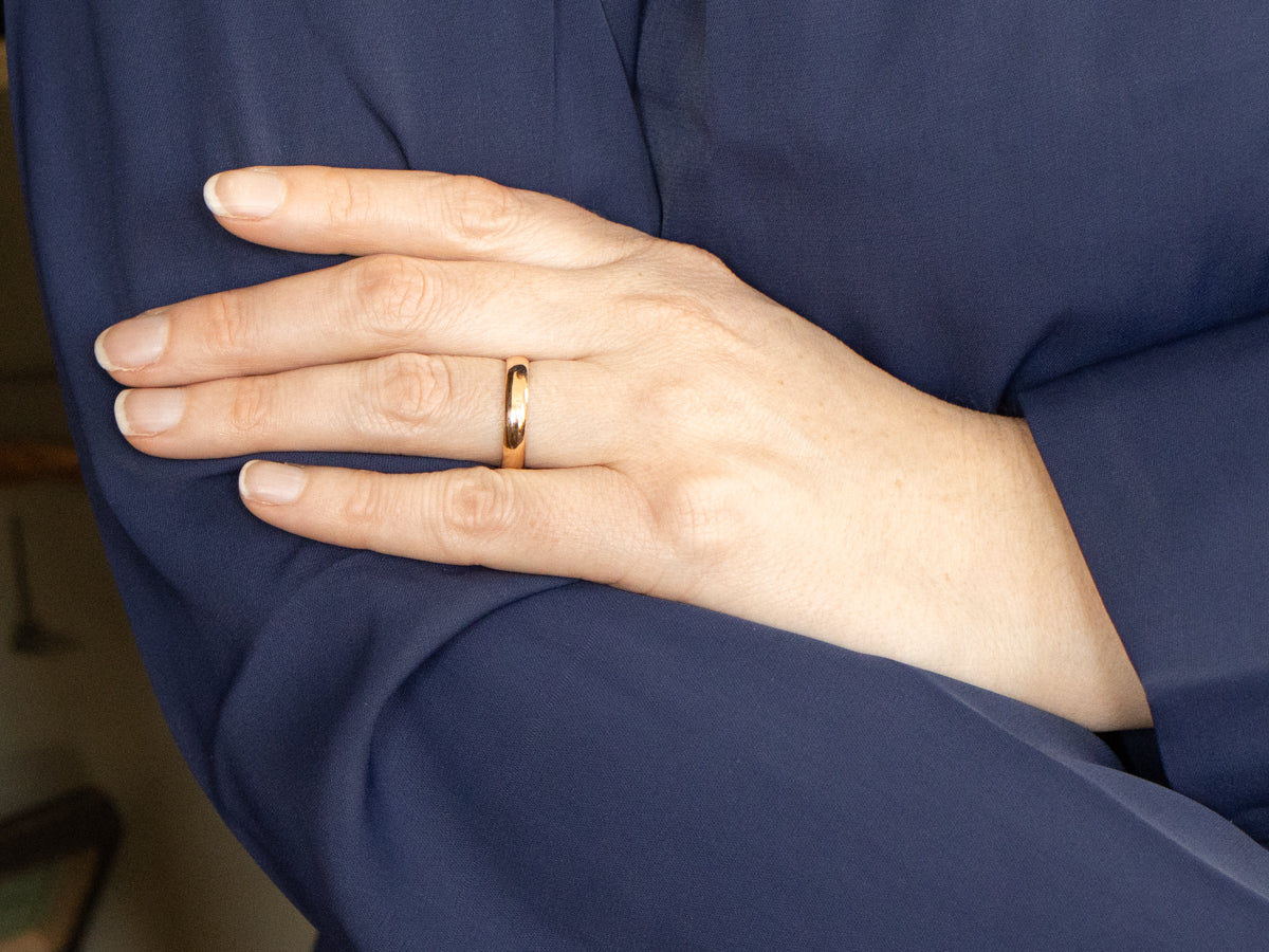 Simple Gold Wedding Band