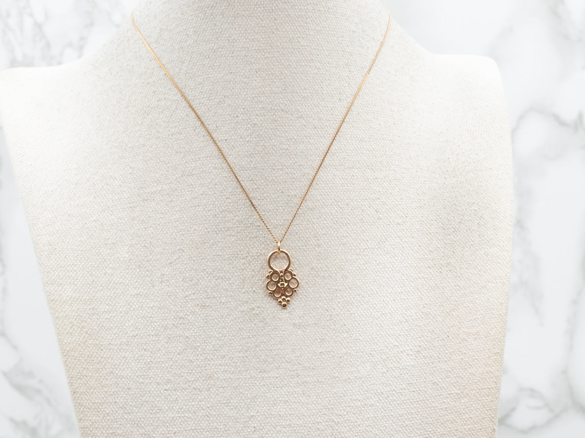 Antique Stick Pin Conversion Pendant