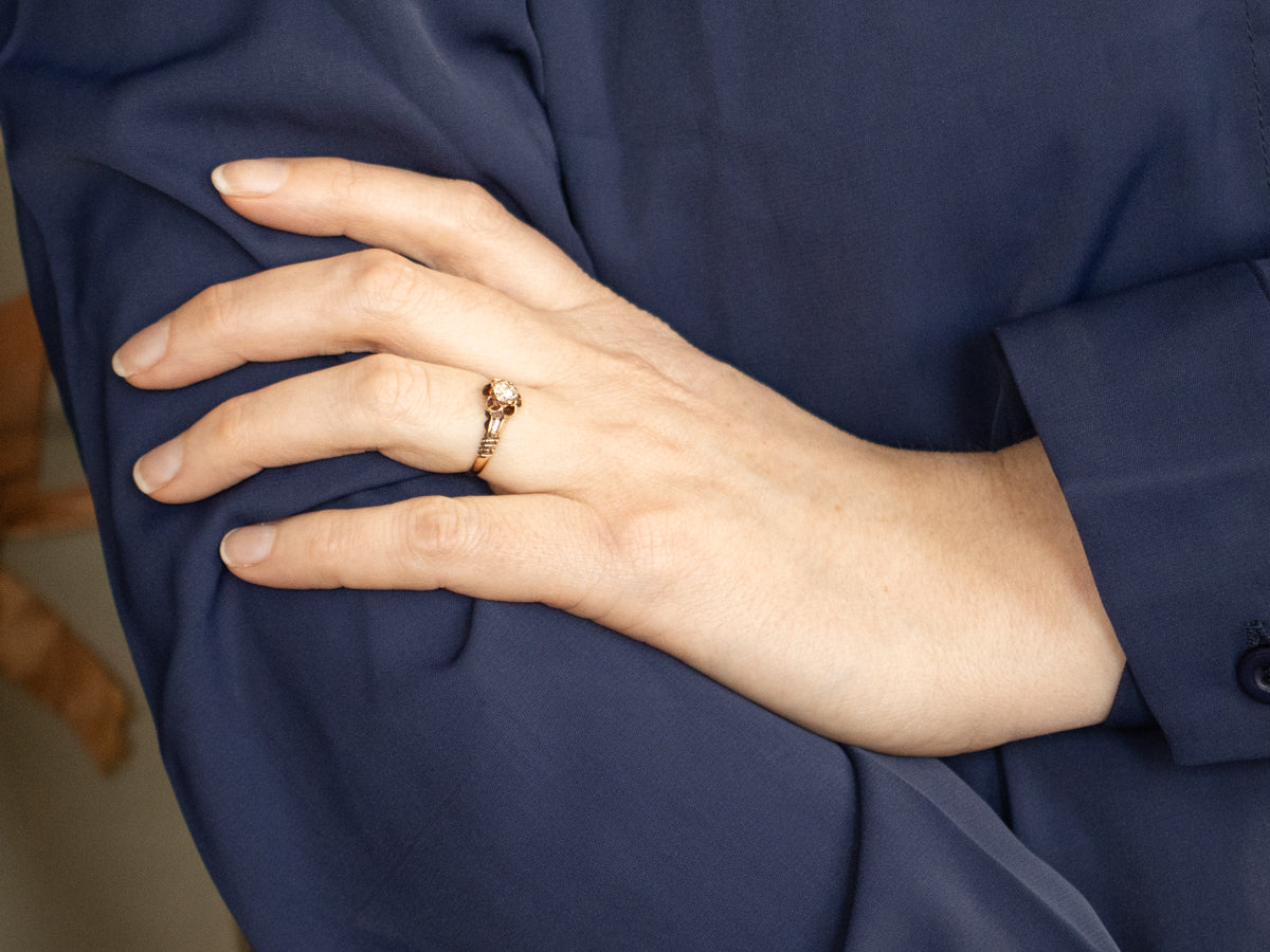 Buttercup Set Diamond Solitaire Engagement Ring