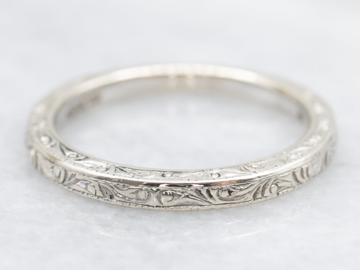 Art Carved Vintage Engraved Pattern Band