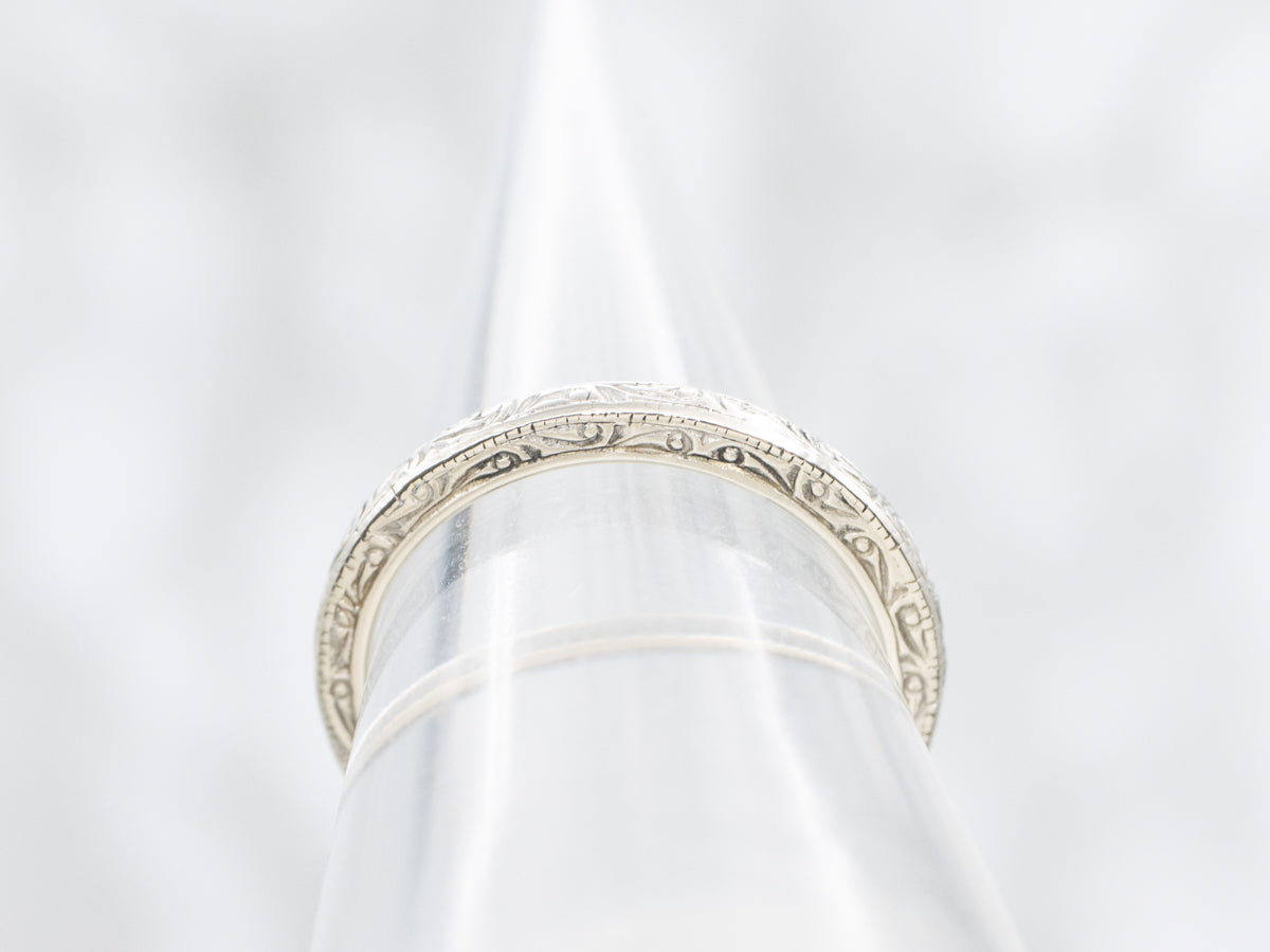 Art Carved Vintage Engraved Pattern Band